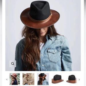 Women's Felt Leather Fedora
